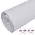 vidaXL Fólia na automobily 2 ks matná biela 100x150 cm+50x150 cm