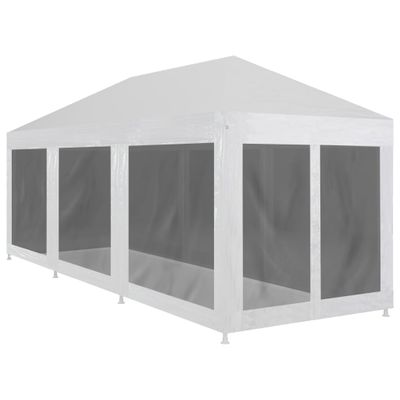 vidaXL Párty stan s 8 sieťkovanými bočnými stenami 9x3 m