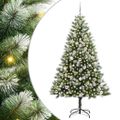 vidaXL Umelý vianočný stromček s umelým snehom 300 LED Teplá biela