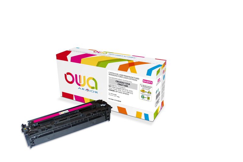 OWA Armor toner kompatibilný s HP CB543A, 1400st, červená/magenta