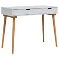 vidaXL Sada toaletného stolíka FAUSKE 5 ks Biela 100 x 50 x 143 cm