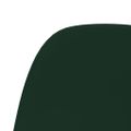 3086108 vidaXL Swivel Dining Chairs 6 pcs Dark Green Velvet(3x333498)