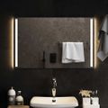 vidaXL LED kúpeľňové zrkadlo 80x50 cm
