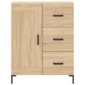 vidaXL Vysoká skrinka dub sonoma 69,5x34x180 cm spracované drevo