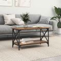 vidaXL Konferenčný stolík Staré drevo 80 x 45 x 45.5 cm