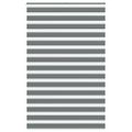 vidaXL Zebrová roleta tmavosivá 150x230 cm šírka látky 145,9 cm polyester