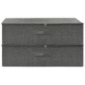 vidaXL Úložné boxy 2 ks látkové 70x40x18 cm antracitové