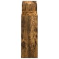 vidaXL Servírovacia skriňa Dymová dub 90 x 30 x 90 cm