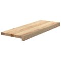 vidaXL Schodiskové stupne 12 ks 70x30x2 cm neošetrený dubový masív