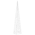 vidaXL Vianočný svetelný kužeľ 30 LED teplý biely 60 cm akrylový