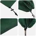 vidaXL Covers na fleece pre ochranu rastlín pred mrazom 10 ks Zelená