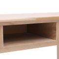 vidaXL Písací stôl prírodnej farby 110x45x76 cm drevený
