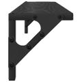vidaXL Stenné police Nástenná montáž 2 ks Čierny dub 60 x 15 x 15,5 cm