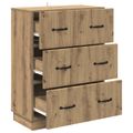 vidaXL Zásuvkový kabinet 66 x 34,5 x 87 cm Kompozitné drevo