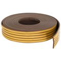 vidaXL Samolepiaca tesniaca páska na okno Hnedá 10 x 4 mm 25 m