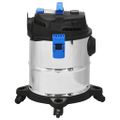 vidaXL Vysávač mokrý/suchý 1200 W 20 l strieborný