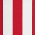 vidaXL Náhradná látka na markízu, červeno-biela, 3x2,5 m, polyester