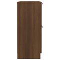 vidaXL Komoda hnedý dub 60x30x70 cm spracované drevo