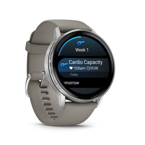 GARMIN VENU 4, Smart hodinky, Silver + Gray 45