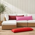 vidaXL Poťah na podložku 2 ks HOUTEN Ružová 40 x 145 cm Polyester