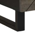 vidaXL Konferenčný stolík, čierny 80x54x40 cm, mangový masív