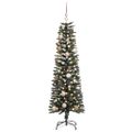 vidaXL Umelý vianočný stromček Zelená 150 cm PVC, plast a oceľ