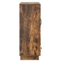 vidaXL Servírovacia skriňa so zásuvkou Dymový dub 66 x 34,5 x 92 cm