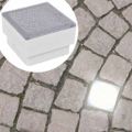 vidaXL Podlahové LED svetlá, 12 ks, 100x100x68 mm