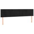 vidaXL Posteľný rám boxspring s matracom čierny 160x200 cm zamat