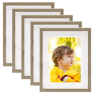 vidaXL 3D fotorámiky 5 ks, prírodné 21x29,7 cm na fotku 15x20 cm
