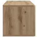 vidaXL Nástenná TV skrinka 98 x 31 x 30 cm Dub artisan