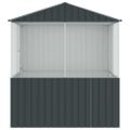 vidaXL Klietka pre vtákov Antracit 215 x 209 x 230 cm Pozinkovaná oceľ