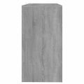 vidaXL Konzolový stolík, sivá sonoma 89x41x76,5 cm, kompozitné drevo