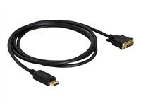Kábel DVI - DisplayPort (M) na DVI-D (M) - 5 m - krídlové skrutky