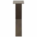 vidaXL Nohy konferenčného stolíka v tvare X, 2 ks, prírodná oceľ, 28 x (42-43) cm, oceľ