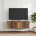 vidaXL Nástenná TV skrinka 98 x 41 x 30 cm Staré drevo
