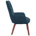 vidaXL kreslo Modrá 63 x 67 x 94 cm Zamat