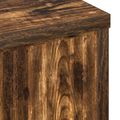 vidaXL Servírovacia skriňa Dymová dub 89,5 x 33 x 82 cm