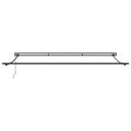 vidaXL Rám markízy Vínovo červená 450 × 300 cm Polyester s PU povrchom