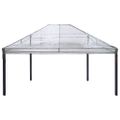vidaXL Náhradný kryt pre altánok 400 x 300 x 32 cm Priehľadná PVC
