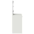 vidaXL Toaletný stolík Biela 78,5 x 41 x 135 cm Kompozitné drevo