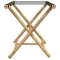 vidaXL Skladací stojan na batožinu 62x42x50,5 cm bambus