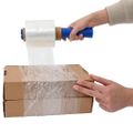vidaXL Stretch fólia s rukoväťou 10 ks Priehľadná 23 µm 10 cm x 150 m