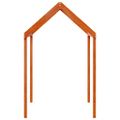 vidaXL Strecha na detskú posteľ voskovohnedá 217x85,5x154 cm borovica