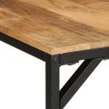 vidaXL Jedálenský stôl 220x90x75 cm surový mangovníkový masív