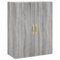 vidaXL Nástenné skrinky 2 ks sivý dub sonoma 69,5x34x90 cm