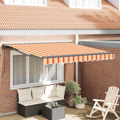 vidaXL Rám markízy Viacfarebný 300 x 250 cm Polyester s PU povrchom