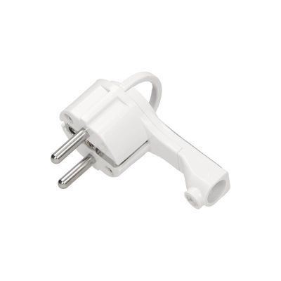 Vidlica ORNO OR-AE-1379/W uhlová pre predlžovací kábel, biela