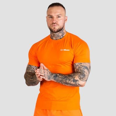Tričko Fitted TRN Orange - GymBeam, veľkosť XXXL, veľkosť oblečenia XXXL
