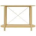 vidaXL Konzolový stolík 110x38x75 cm spracované drevo